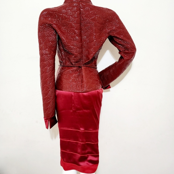 Rare Yves Saint Laurent by Tom Ford fall 2004 Jacket and Skirt sz 38FR / Small - Picture 5 of 11